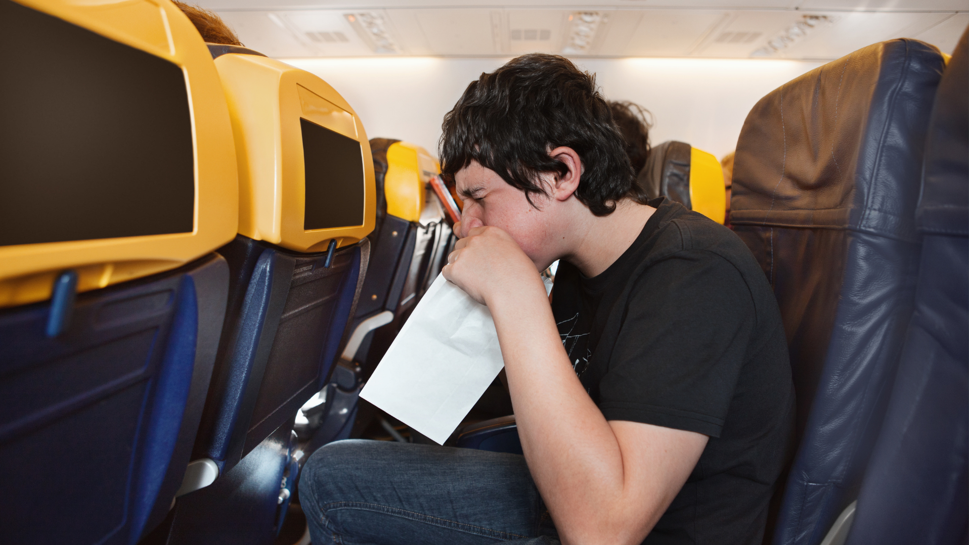 ivre dans l'avion