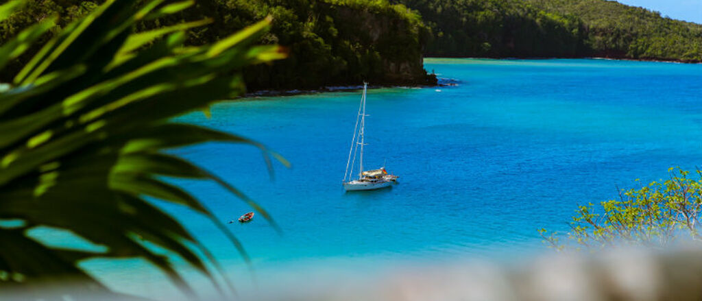 Antilles mer bleue